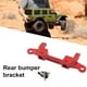 thumbnail image 4 of RC Car Trasero Montaje de parachoques Metal Piezas de automóviles controladas con control remoto Modificación de accesorios para parachoques Reemplazar accesorios para modificaciones rojas sidaley  FN009818-01, 4 of 7