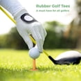 thumbnail image 4 of 5pc/set Rubber Golf Tees,Golf Practice Tees in 5 Different Sizes,Durable Rubber Tees for Golf Hitting Practice Mats and Training 5Pcs-7.5cm, 4 of 6