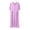 Purple, variant on Bixock Women Plus Size Nightgowns Loungewear Nightshirts Sleep Dress Short Sleeve Button Placket Loose Solid Color Indoor Home Homewear Sleepwear Women Clothings