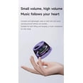 thumbnail image 3 of Altavoz Bluetooth magnético G200 con luz RGB: mini altavoz Bluetooth portátil, sonido estéreo de rango completo para jugar, videojuegos, regalo perfecto para adolescentes y escuchar música. (Morado), 3 of 7