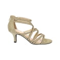 thumbnail image 2 of Bella Vita Womens 512537 Glitter Strappy Pumps, 2 of 3