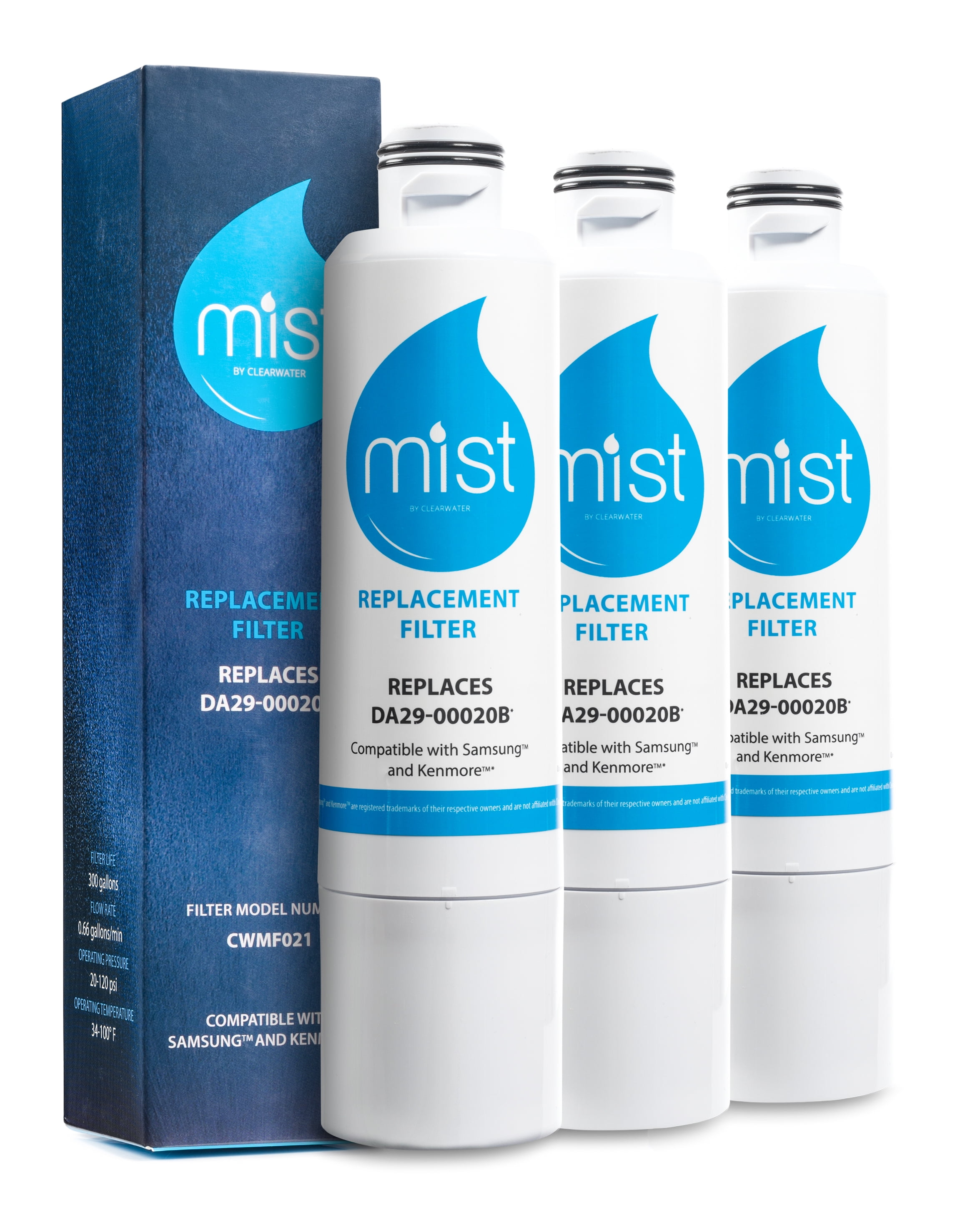 Mist Samsung DA2900020B, HafCin/Exp, RF263BEAESR Water Filter