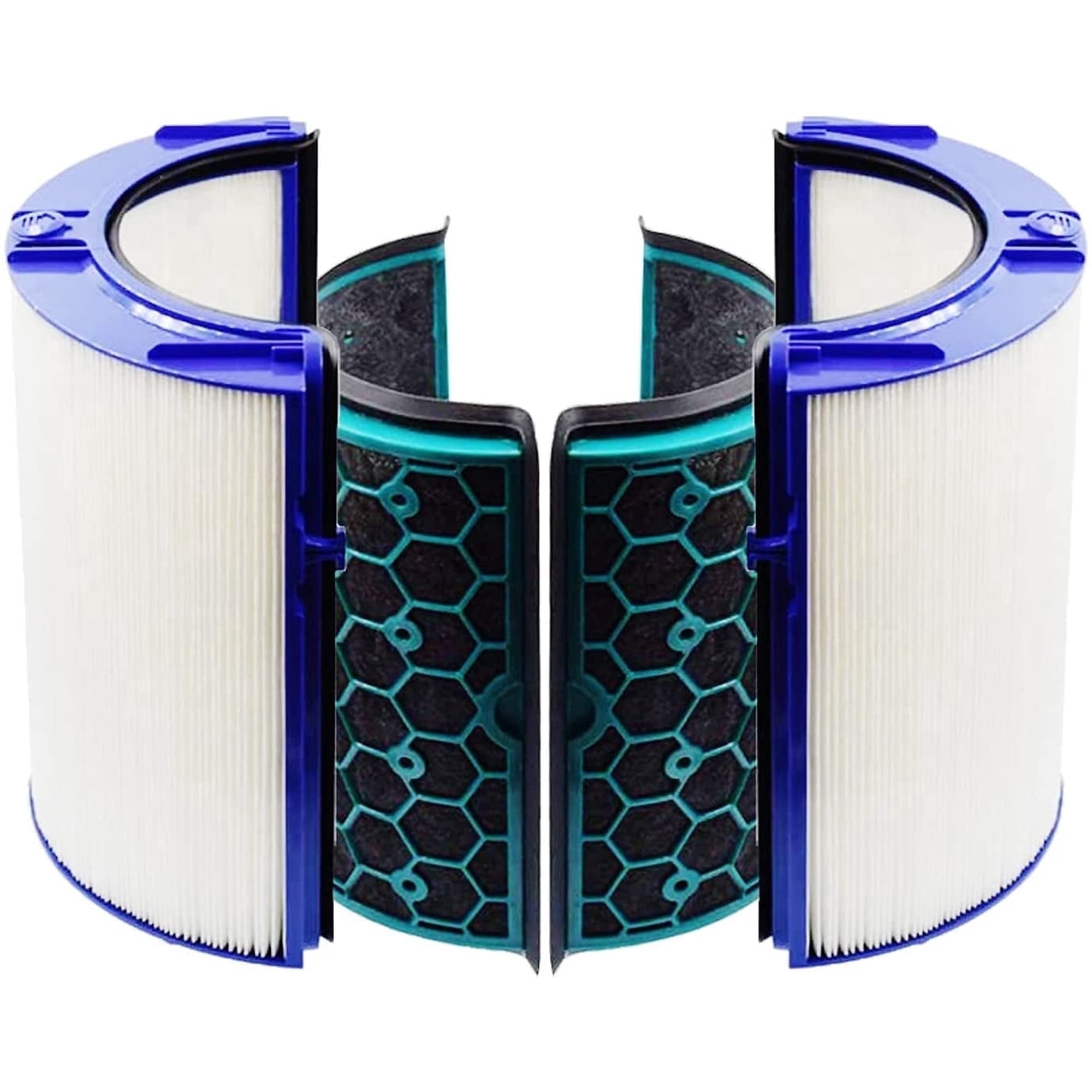 MaximalPower HEPA Filter and Carbon Filter for Dyson TP04 HP04 DP04 Air Purifier - Pure Cool Purifier Fan Replacement Filter True Glass HEPA Filter for Home (1 Set)
