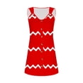 thumbnail image 5 of mfyjkho Vestidos casuales para mujer, Vestido de mujer con cuello en V y botones para vacaciones de primavera y verano Vestidos de fiesta para mujer xl, 5 of 5