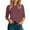 Wine, variant on TYGHBN 17/5000 Women's Fashion Casual Solid Color Round Neck Point Sleeve Top T Shirt Neck Women Summer Sports Women Women Casual Shirts Workout Tops for Women Loose Fit Spandex Women Long Sleeve