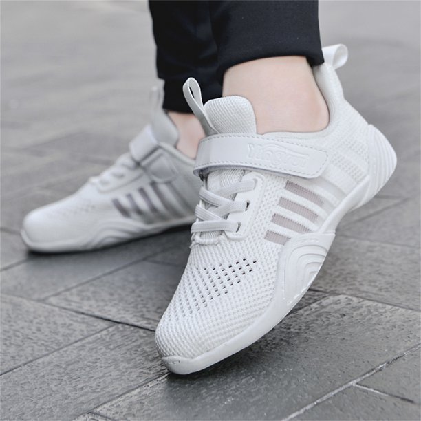 YOURDIARY Girls White Cheerleading Shoes Youth Dance Shoes Girls Athletic  Training Breathable Dancing Lightweight Sneakers - Walmart Business Supplies
