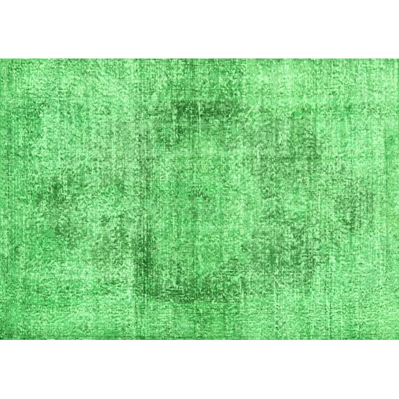 Ahgly Company Indoor Rectangle Persian Green Traditional Area Rugs, 3' x 5'