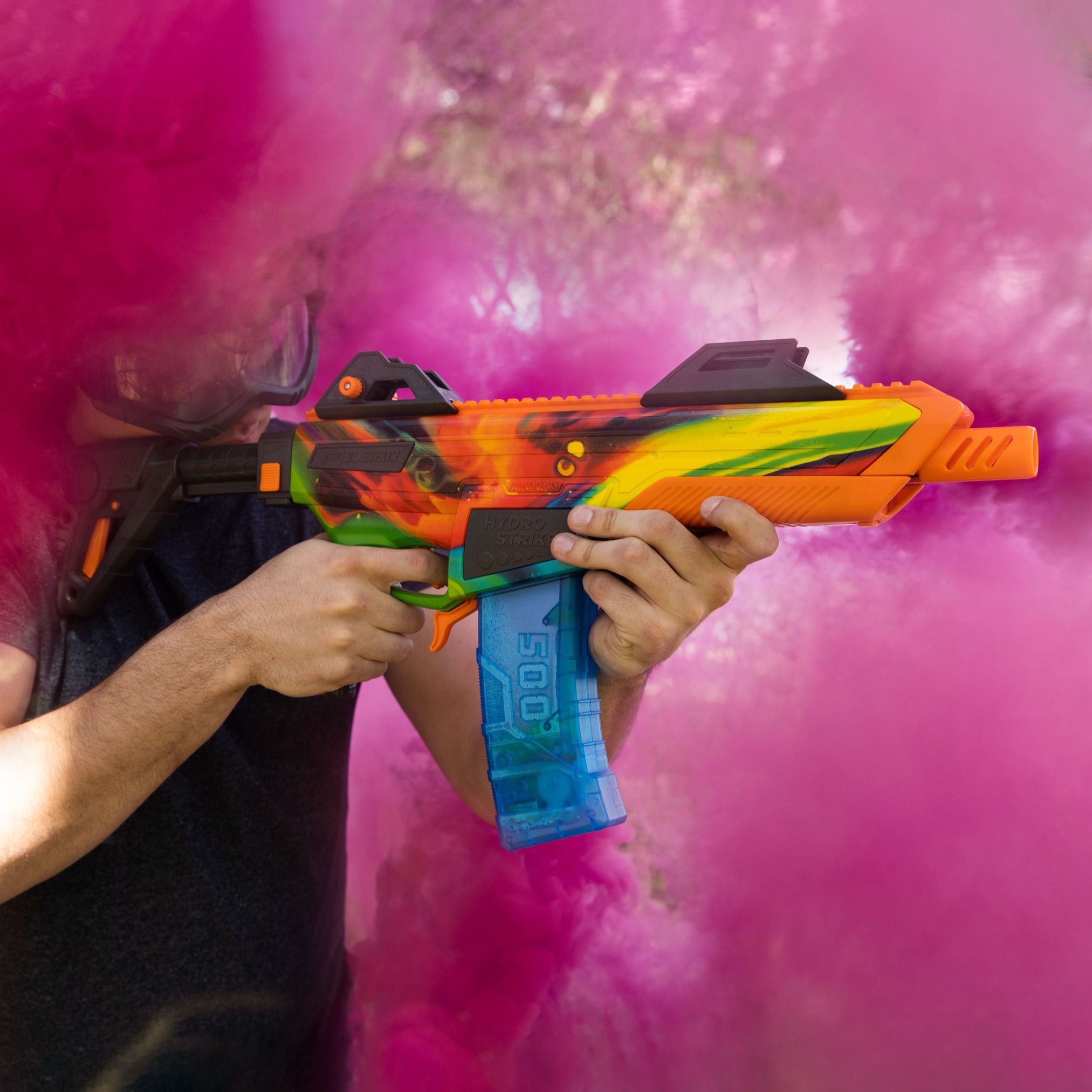 Hydro Strike Pulsar Pro Motorized Gel Blaster Toy With 5000 Gel Water