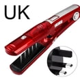 thumbnail image 2 of Ceramic Fast Heat Dry Wet Dual Use Electric Steam Hair Bangs Curler Straightener, 2 of 7