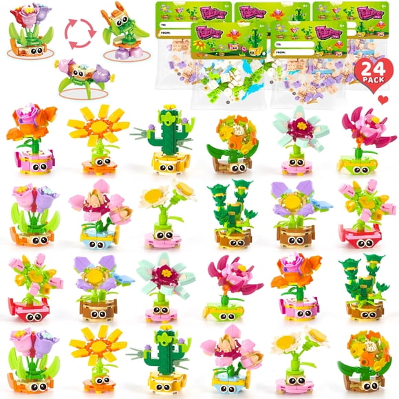 Set de bloques de construcción Wisdom Castle, paquete de 24 unidades para el Día de San Valentín