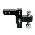 thumbnail image 1 of Adjustable Trailer Hitch 2" Receiver 6" Drop/Rise Drop Hitch 12500 LBS GTW Ball Mount 2" 2-5/16" Dual Towing Ball Double Locks ,Improve Structural Strength, 1 of 6