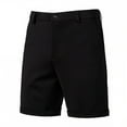 thumbnail image 2 of WTOBBY Men's Stretch Work Bermuda Shorts with Multiple Pockets, Summer Loose Fit Outdoor Casual Quick-Dry Breathable Design ,Black 31, 2 of 5