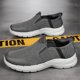 thumbnail image 1 of Mocasines de lona cómodos zapatos casuales con zapatillas de deporte de moda de espuma viscoelástica para hombres, 1 of 9
