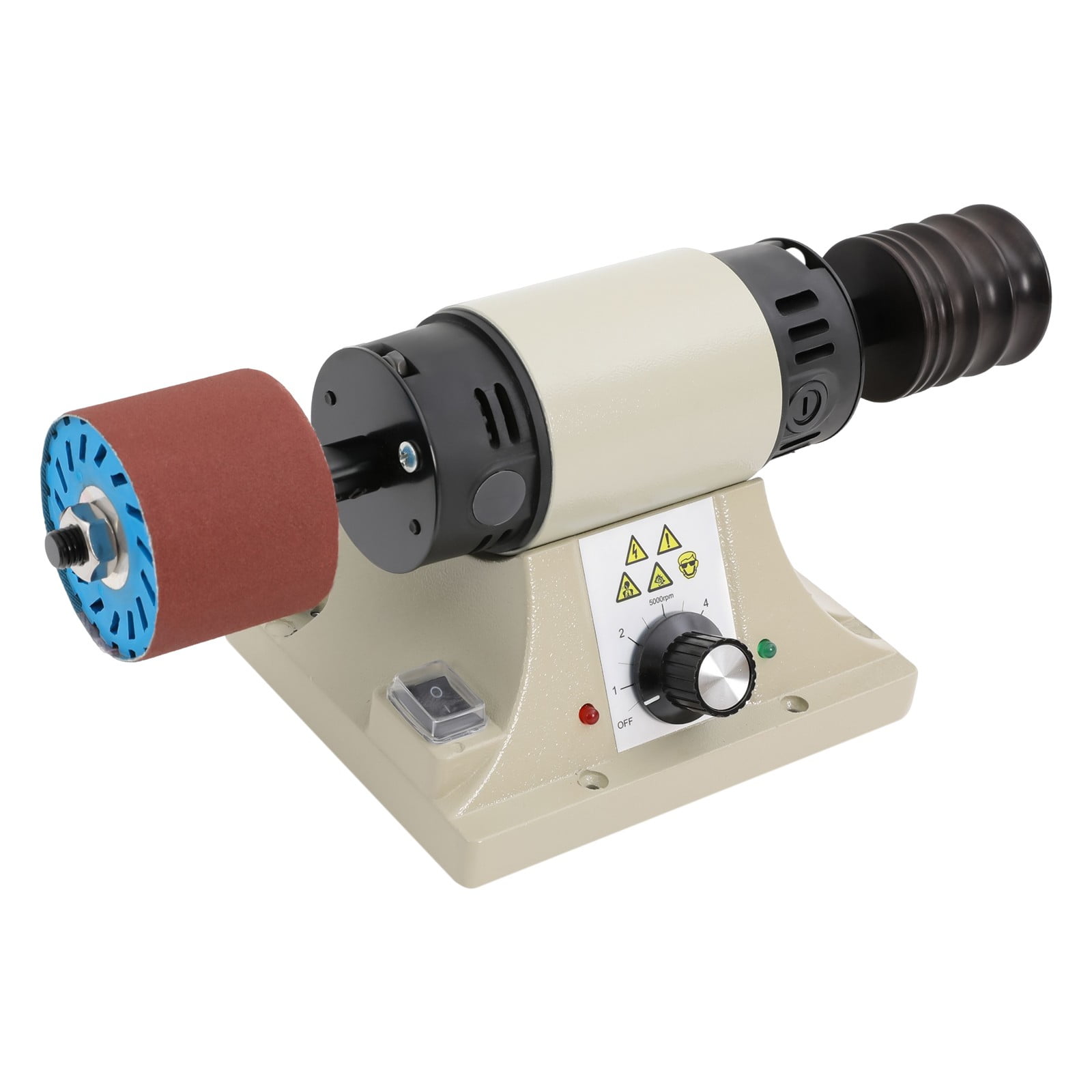Free Standing White Electric Leather Burnishing Machine Edge Grinding Edge Polishing 8000RPM 350