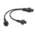 thumbnail image 2 of Cable Eléctrico ANGGREK IEC320 C6 Macho A Doble C5 Hembra 1 Pie, 2 of 7