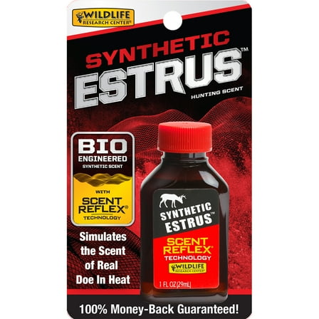 Wildlife Research Center, Synthetic Estrus 1 fl oz, Synthetic Doe Estrous Hunting Scent