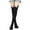 Black, variant on WTXUE Socks for Women, Thigh High Socks, Womens Long Socks Bowknot Pure Color Socks Over The Knee Socks Festival Christmas