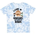 thumbnail image 3 of Inktastic Monkey I Love Hanging out with My Nana Boys or Girls Toddler T-Shirt, 3 of 5