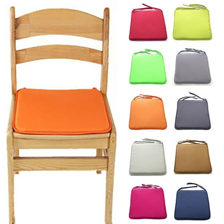 

Yirtree Chair Pad Seat Cushion Solid Color Portable Polyester Sturdy and Durable Full-Length Ties for Non-Slip Support Durable Superior Comfort and Softness Reduces Pressure Washable