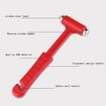 thumbnail image 1 of Paquete de 4 martillos de seguridad planos de emergencia con cortador de cinturón de seguridad para el hogar, ventanas rotas y herramientas de rescate (rojo) ZefeiWu 8390605388576, 1 of 1
