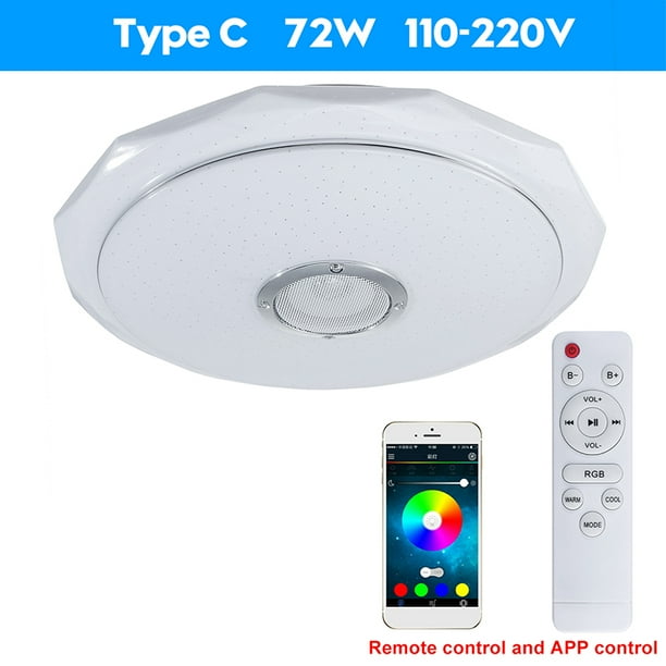 36w 72w Warm White Led Ceiling Wall Mount Microwave Motion Activated Smart Light Fixture Multi Functions For Residential Commercial And Industrial Lighting Com 36w 72w Warm White Led Ceiling Wall, Led Ceiling Light Fixtures Residential