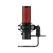 HyperX QuadCast 2 - USB Microphone for Gaming, Streaming and Podcasting, with On-Board Controls, LED Lighting, Quick Release Shock Mount and Built-in Arm/Stand Mount, PC, Mac, PS5, PS4, USB-C - Black