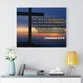 thumbnail image 3 of Scripture Walls He Died For All 2 Corinthians 5:14-15 Bible Verse Canvas Christian Wall Art Ready to Hang Unframed, 3 of 9