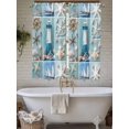 thumbnail image 7 of Living Room Curtains 72 Inches length, Nautical Lighthouse Window Treatment Curtain Drapes, Ocean Starfish Anchor Sailboat Shell Light Filtering Drapes for Bedroom Laundry Room, 52"x72", 2 Panels, 7 of 7