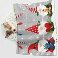 thumbnail image 6 of Naloa Merry Christmas Gnome1 Dog Blanket, 3 Sizes Cat Blanket for Indoor Cats Large Medium Small Dog Gifts-Large, 6 of 8