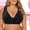 Black, variant on FAFWYP Women's Plus Size Front Closure Wireless Bras for Large Bust Full Coverage Everyday Sports Bras No Underwire Comfort Push Up Lace Bralettes Sleeping Seamless Breathable Bra for Women