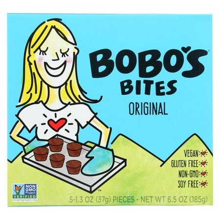 Bobo s Oat Bars - Original Bites - Gluten Free - Case Of 6 - 1.3 Oz.