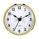 thumbnail image 1 of de reloj de 3-1/8 pulgadas (80 mm), pared retro silenciosa con pilas fácil de leer Árabe con borde dorado Zulema Inserto de reloj, 1 of 7