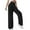 Black, variant on Gubotare Teen Girl Sweatpants Girl's Wide Leg Baggy Sweatpants Sports Elastic Waist Long Track Pants Trousers Size 6-7 (Navy,6-7 Years)