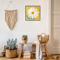 thumbnail image 3 of Stupell Industries Contemporary Violet's Daisy on Yellow Black Framed Giclee Art, 12 x 12, by Porter Hastings, 3 of 8