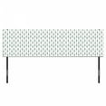 thumbnail image 3 of Arrow Headboard, Pastel Color Arrow Pattern Old Tribal in Graphic Art Illustration, Upholstered Decorative Metal Bed Headboard with Memory Foam, King Size, Black White Green, by Ambesonne, 3 of 4