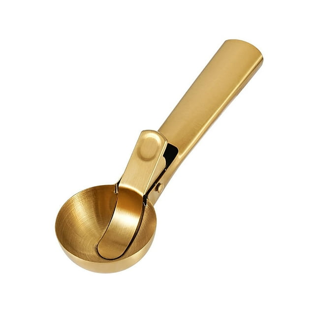 Stainless Steel Ice with Ergonomic Handle for Melon and Dessert Serving Tool