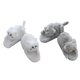 thumbnail image 5 of Pantuflas de interior con dibujos de gatos grises, suaves y cálidas, para el invierno, unisex, para mujeres, adolescentes, adultos, niños y niñas, tallas 35 a 39, 5 of 5