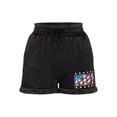 thumbnail image 2 of KISS Women's Mineral Wash Shorts, Sizes XS-XXXL, 2 of 5