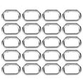 thumbnail image 1 of Oval Snap Hooks Clip, Oval Spring Buckle 23mm Alloy  For Keychain Strap For Purses For Bags Silver, 1 of 8