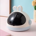 thumbnail image 5 of Plastic Rabbit Ear Storage Box with Lid for Desktop, Large Capacity Organizer for Hair Accessories, Cute Dustproof Basket for Vanity, 5 of 6