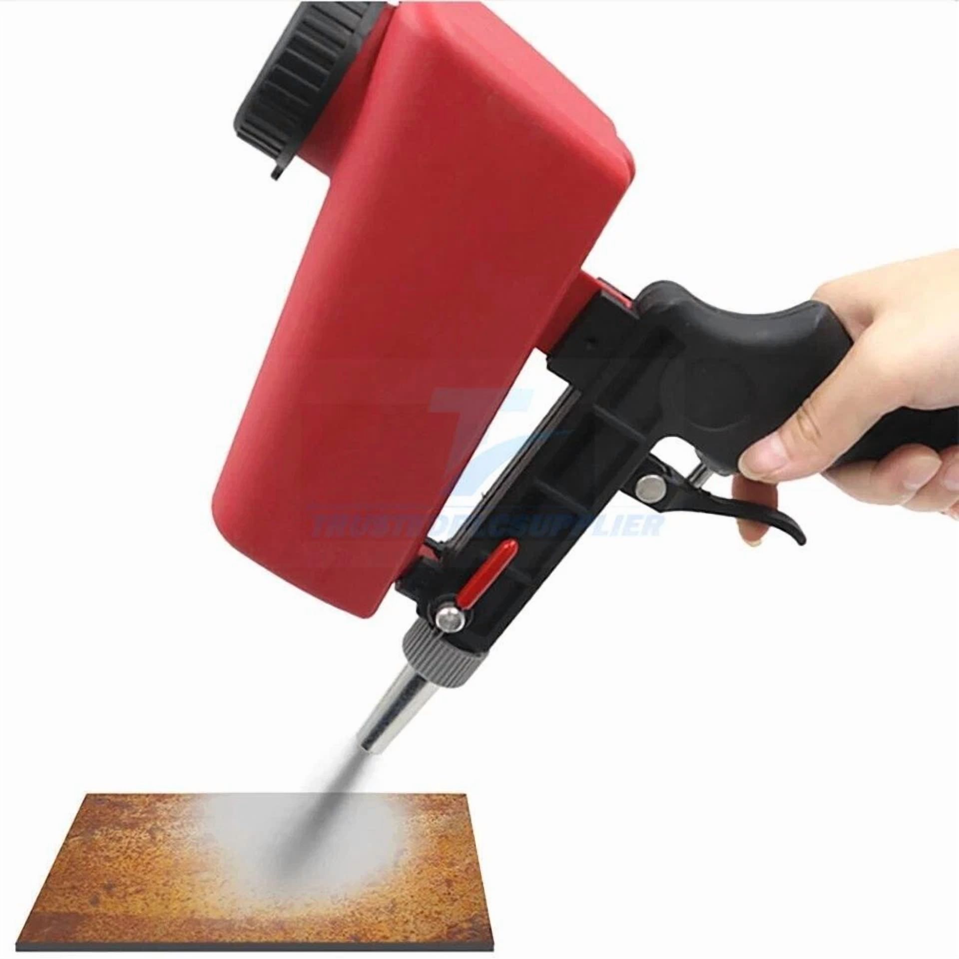 Portable Handheld Air Compressor Speed Sand Gun Blaster Sand Blasting 1/4 In