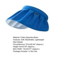thumbnail image 5 of HEVIRGO Women Hat Super Soft Wide Brim Cotton Women Anti-UV Hat Sun Visor Cap for Camping Blue Cotton,Spandex,Nylon, 5 of 7
