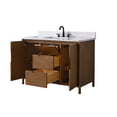 thumbnail image 6 of Vanity Art 48" Freestanding Bathroom Vanity with Integrated Finger Pull Doors and Engineered Stone Top, 6 of 6