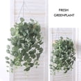 thumbnail image 5 of 1 Branch Artificial Rattan Flexible Vivid Weather-resistant Decorative Fake Eucalyptus Leaves Vine for Bouquet Filler Farmhouse Kitchen Hanging Planter Table Decor, 5 of 8