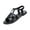Black, variant on Braided Detail Shoes, Womens Strappy Sandals, Slip-On Summer Shoes, Women's Mexicanos Huaraches Sandals Closed Toe Slingback Ankle Strap Flats Sandals Vacation Walking Shoes, White 5.5
