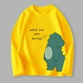 thumbnail image 3 of T-Shirt à Manches Longues pour Garçons en Coton Décontracté d'Hiver à Col Rond Basique Actif Hauts Tee Tunique Chemises, 3 of 3