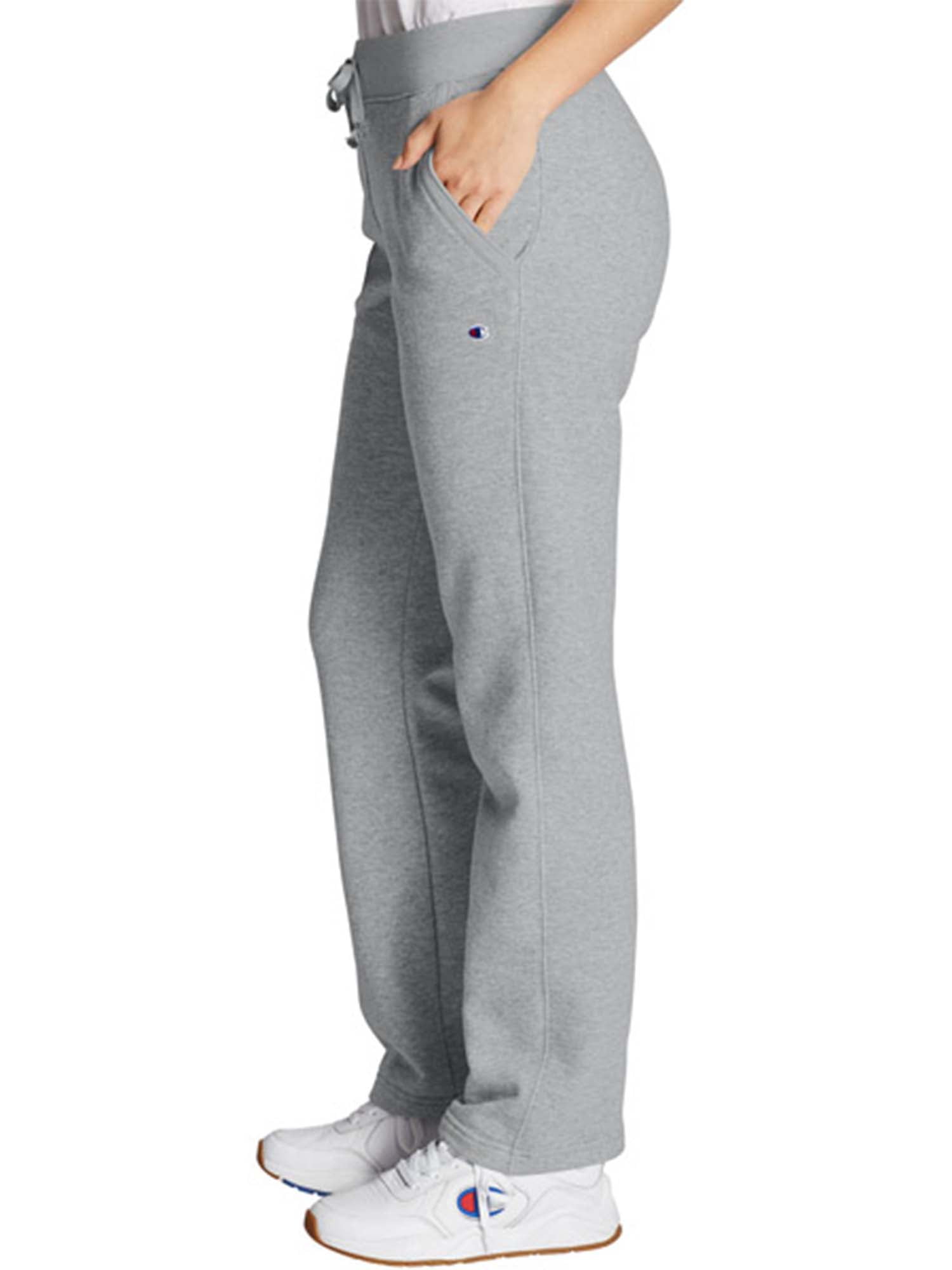 Champion Women's Powerblend Fleece Open Bottom Pants - Walmart.com
