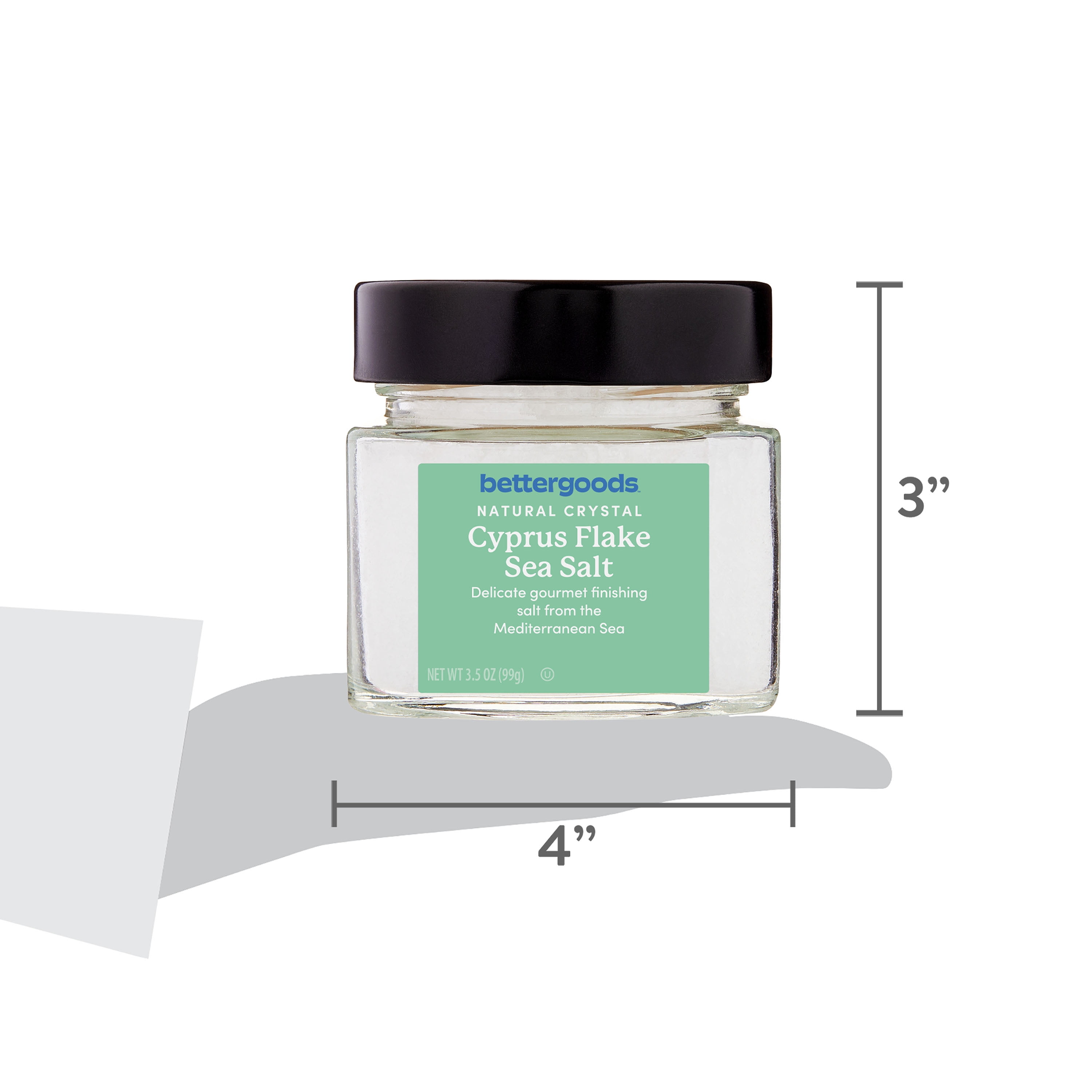 bettergoods Cyprus Flake Sea Salt, 3.5 oz