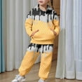 thumbnail image 2 of MUXiin Girls Outfits Graphic Sweatshirts Ice Cream Baseball Cute Print Crewneck Long Sleeve Hoodie Pullover Tops Sweatsuit Pants Cool Football Stuff, 2 of 8