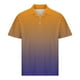 thumbnail image 4 of Camisas de Manga Larga para Hombres Manga Corta Sólida Girar Hacia Abajo Botones de Cuello Camiseta Blusa Imitación Rack, Top de Moda Casual, 4 of 6
